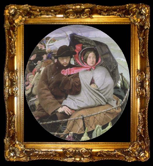 framed  Ford Madox Brown the last of england, ta009-2